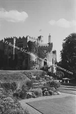 BIRR CASTLE  CASTLE  GARDEN AND LAWN FROM SOUTH WEST